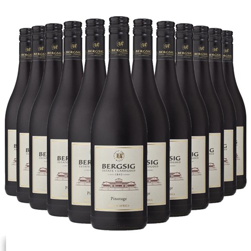 Case of 12 Bergsig Estate Pinotage 75cl Red Wine